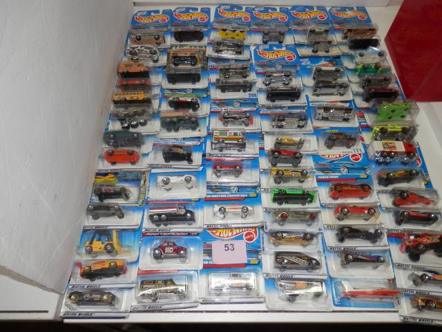 #53 - 70 HOT WHEELS. NEW IN PACKAGE